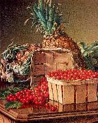 Prentice, Levi Wells Still Life with Pineapple and Basket of Currants China oil painting reproduction